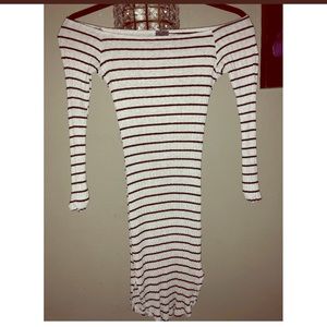Stripped mini dress